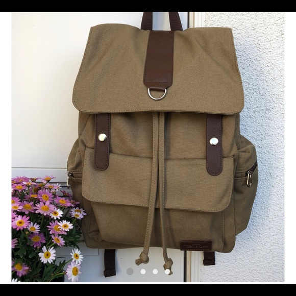 bella russo canvas backpack